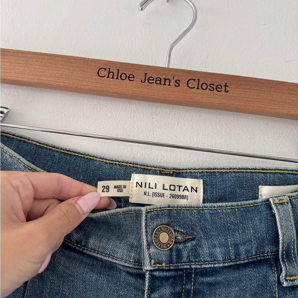 NILI LOTAN Flora Trouser Jeans 29 - Picture 8 of 9